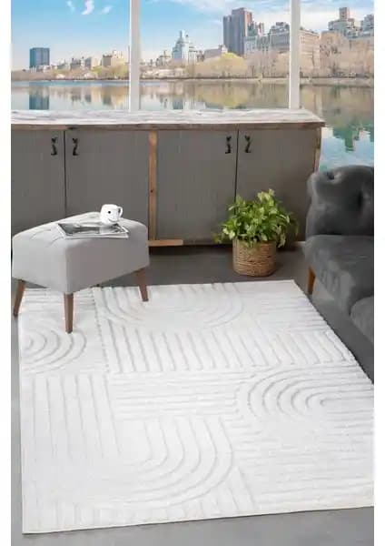 Mariesse Home Elit Bukleli Yu<muş>ak Peluş Post Shaggy Halı Modern ve Konforlu Tasarım