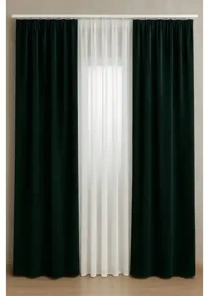 Miabella Home Kadife Fon Perde Tek Kanat 13257: Şık ve Fonksiyonel Tasarım Çözümü