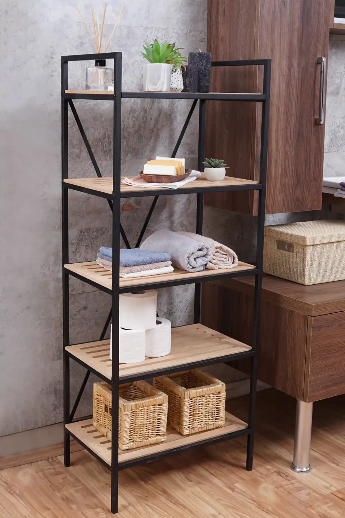 Milonsa Çok Amaçlı Banyo Düzenleyici Raf: Modern ve Dayanıklı Çok Yönlü Depolama Çözümü