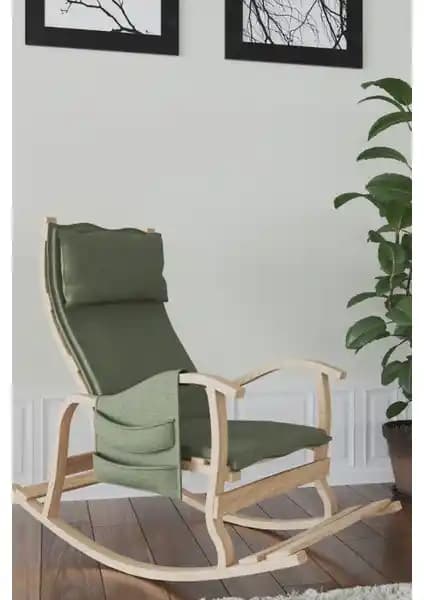 Mobil Deco Sultan Ahşap Sallanan Sandalye: Estetik ve Dayanıklı Klasik Oturma Çözümü