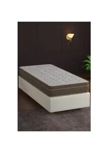 Mobpazar Flora Full Lux Bambo Kumaşlı Yaylı Yatak 90x200 cm Sağlıklı ve Konforlu Uyku İçin