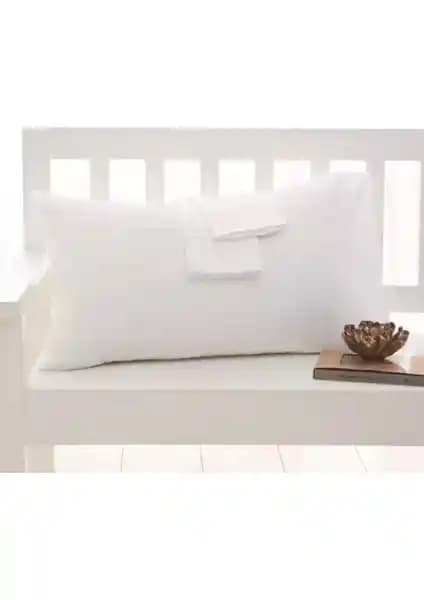 MODELHOME Beyaz Pamuklu Kumaş Yastık Kılıfı: Estetik ve Konfor Bir Arada