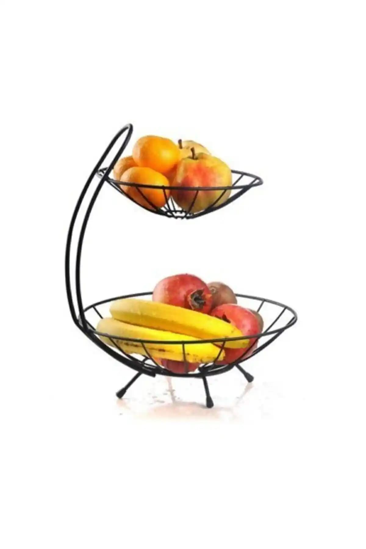 Modern Çok Renkli Metal Meyvelik: Estetik ve Dayanıklı Mutfak Dekorasyonu İçin Ideal