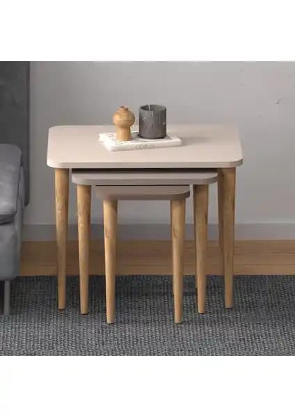 Monte Sehpa Letto Zigon Sehpa Modern Tasarım ve Dayanıklı Malzeme Özellikleriyle