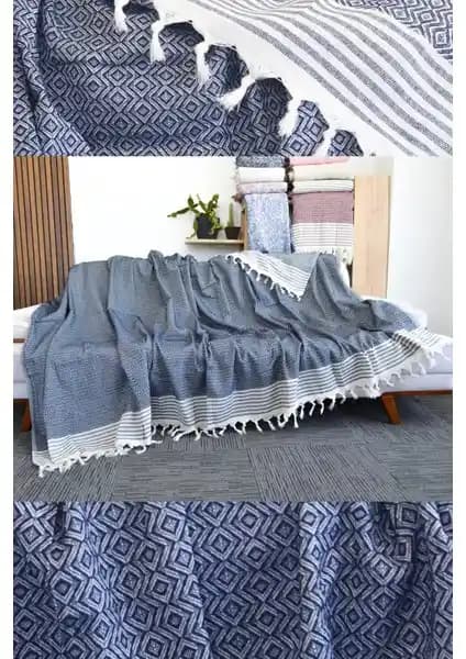 Mutlu Çeyiz Diamond Pamuklu Kanepe Örtüsü: Şık ve Çok Yönlü Kullanım İçin Uygun