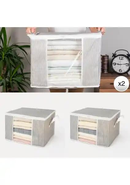 Nacarev Pencereli Çizgi Desenli Dolap İçi Kıyafet Düzenleyici Hurç Seti Ürün Özellikleri ve Kullanım İpuçları