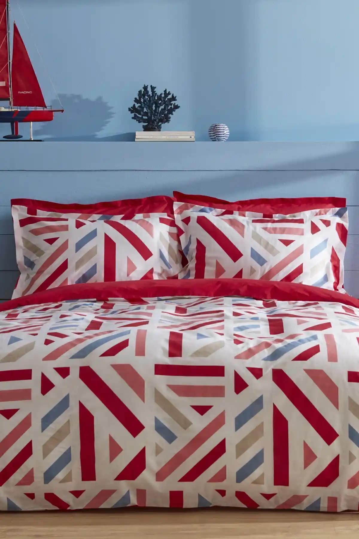 Nautica Home Morgan %100 Pamuk Çift Kişilik Nevresim Takımı Modern Tasarım ve Konfor