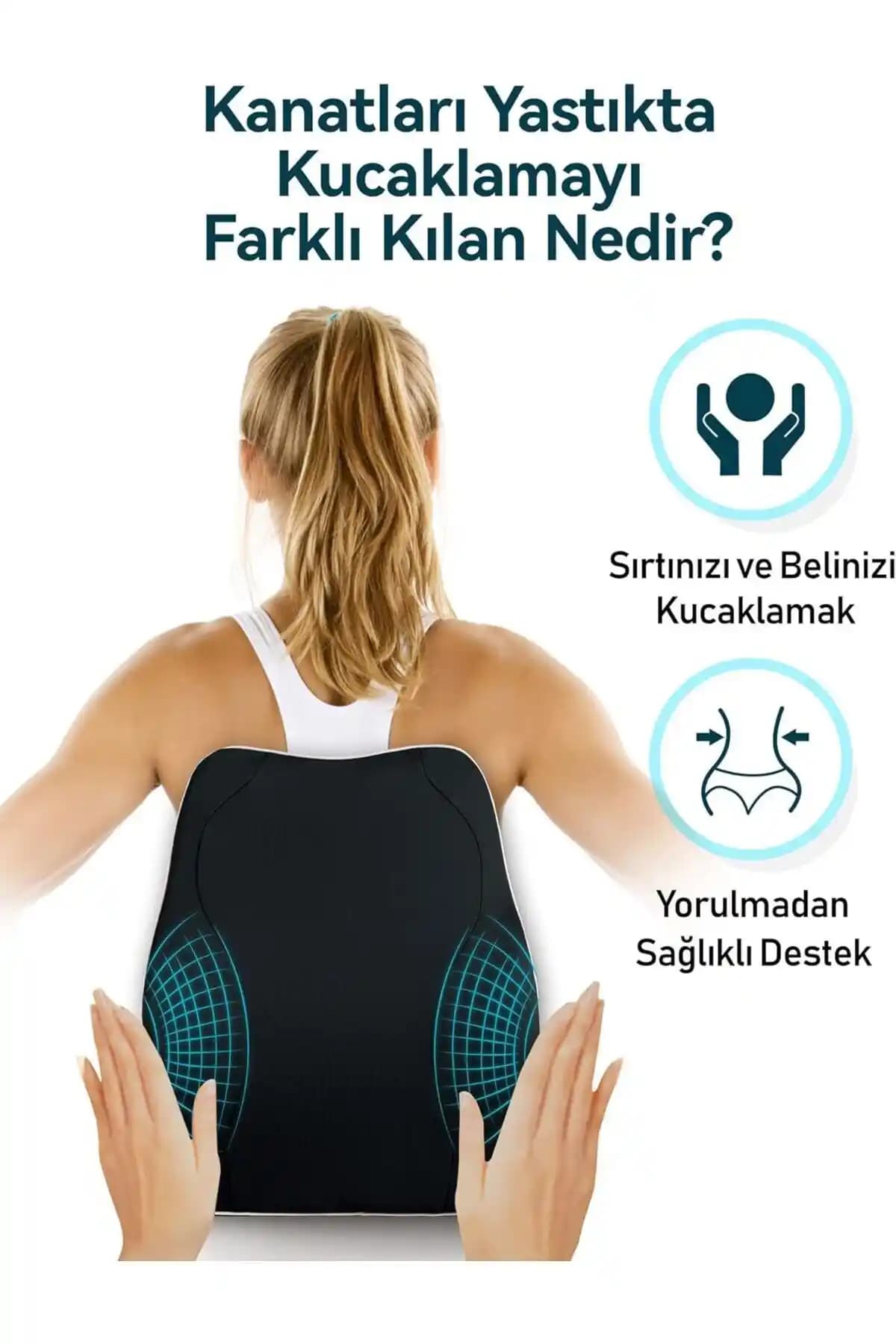 ORPEDOX Ergonomik Bel Desteği Minderi: Günlük Kullanım İçin Konfor ve Destek Sağlar