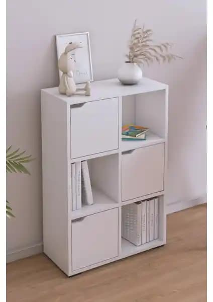 Pratico Vinesa Modern Kapaklı Kitaplık: Estetik ve Fonksiyonellik Sunan Dayanıklı Mobilya