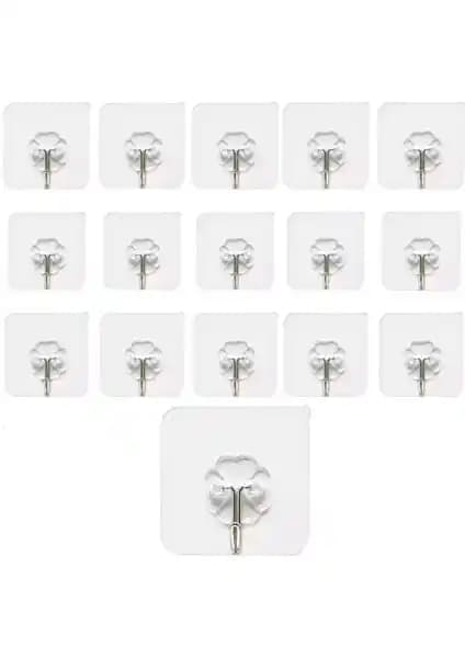 Pratik ve Estetik Kendinden Yapışkanlı Şeffaf Askı Çözümü Ev ve Ofis Kullanımı İçin