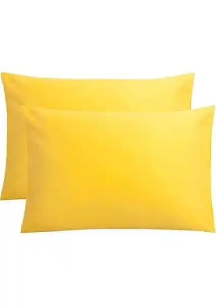 Şanlı Düz Pamuklu 2'li Yastık Kılıfı 50x70 Cm Yatak Odası Şıklığı ve Konforu
