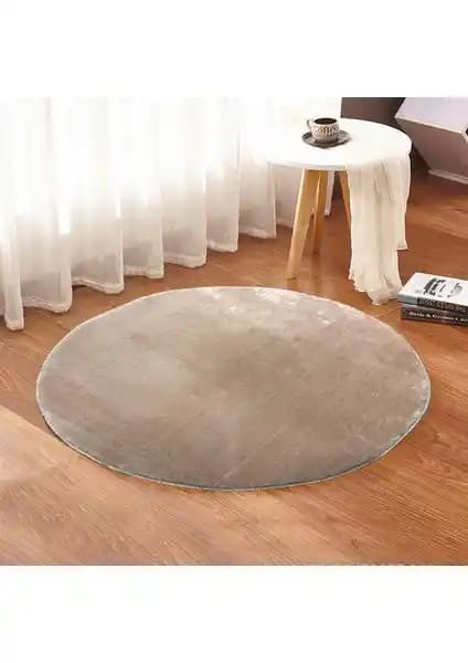 Sarar 120x120 cm Yuvarlak Peluş Halı Modern Tasarım ve Yüksek Kalite Özellikleriyle