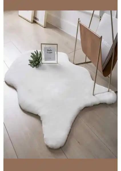 Sarar Deri Postu Görünümlü Peluş Halı 60x100 cm modern ve şık ev dekorasyonu için ideal seçenek