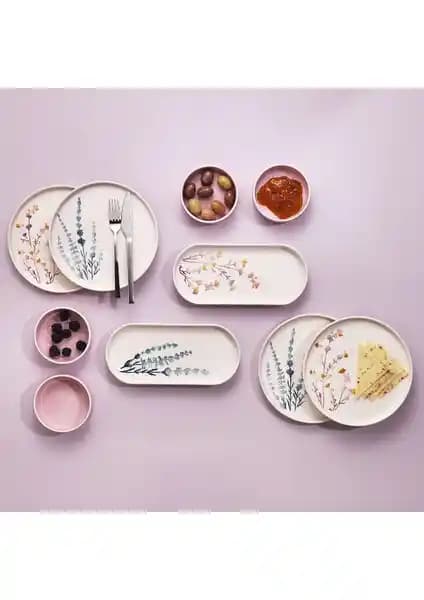 Schafer Sunny 4 Kişilik Kahvaltı Takımı Modern ve Dayanıklı Seramik Seti