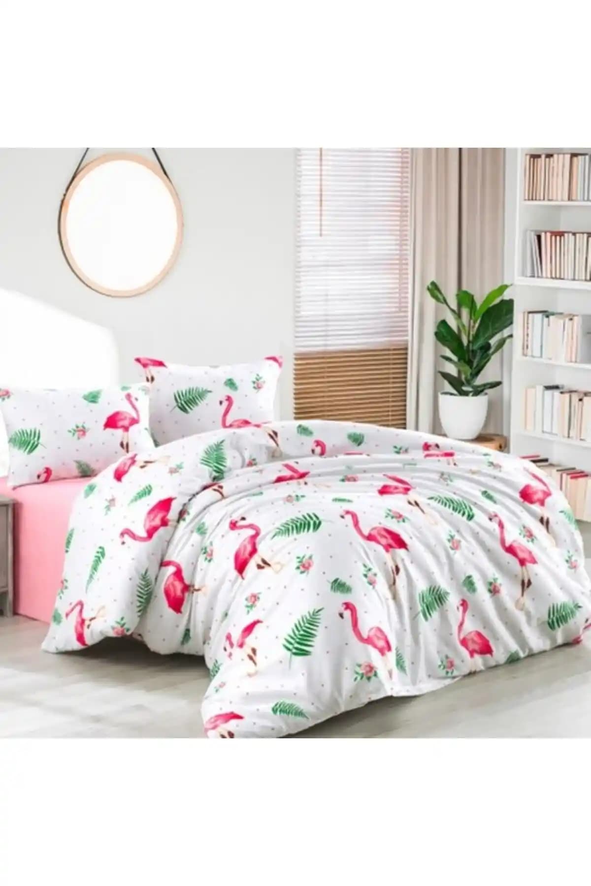 StellaFlavo 120x200 cm Lastikli Pamuklu Nevresim Takımı Yatak Dekorasyonu İçin Uygun