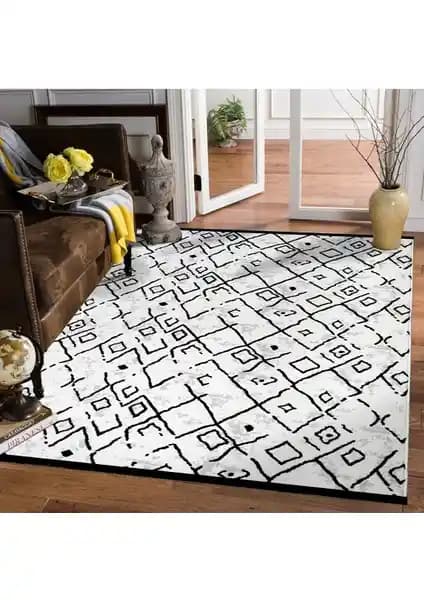 Valery Home Luna Siyah Halı Dört Mevsim Kullanım ve Yüksek Kalite Özellikleriyle