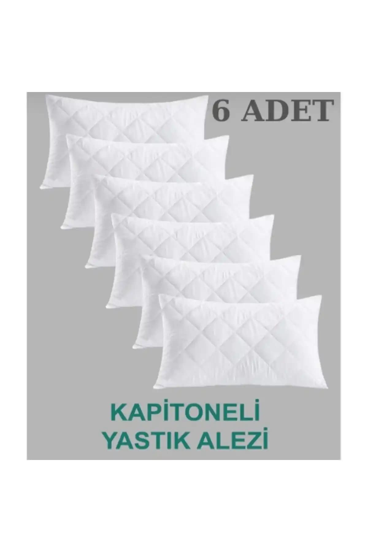 Valezium 6'lı Kapitoneli Fermuarlı Yastık Koruyucu Alez ile Konfor ve Hijyen Sağlayın
