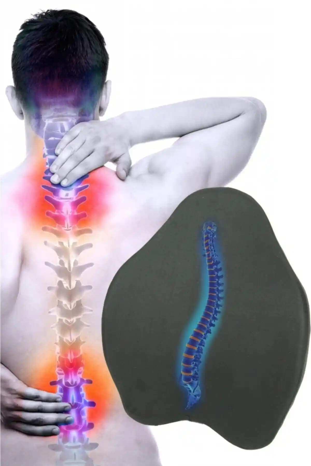 Viscomina Visco Medikal Ortopedik Bel Yastığı ile Duruşunuzu Koruyun ve Ağrıları Azaltın