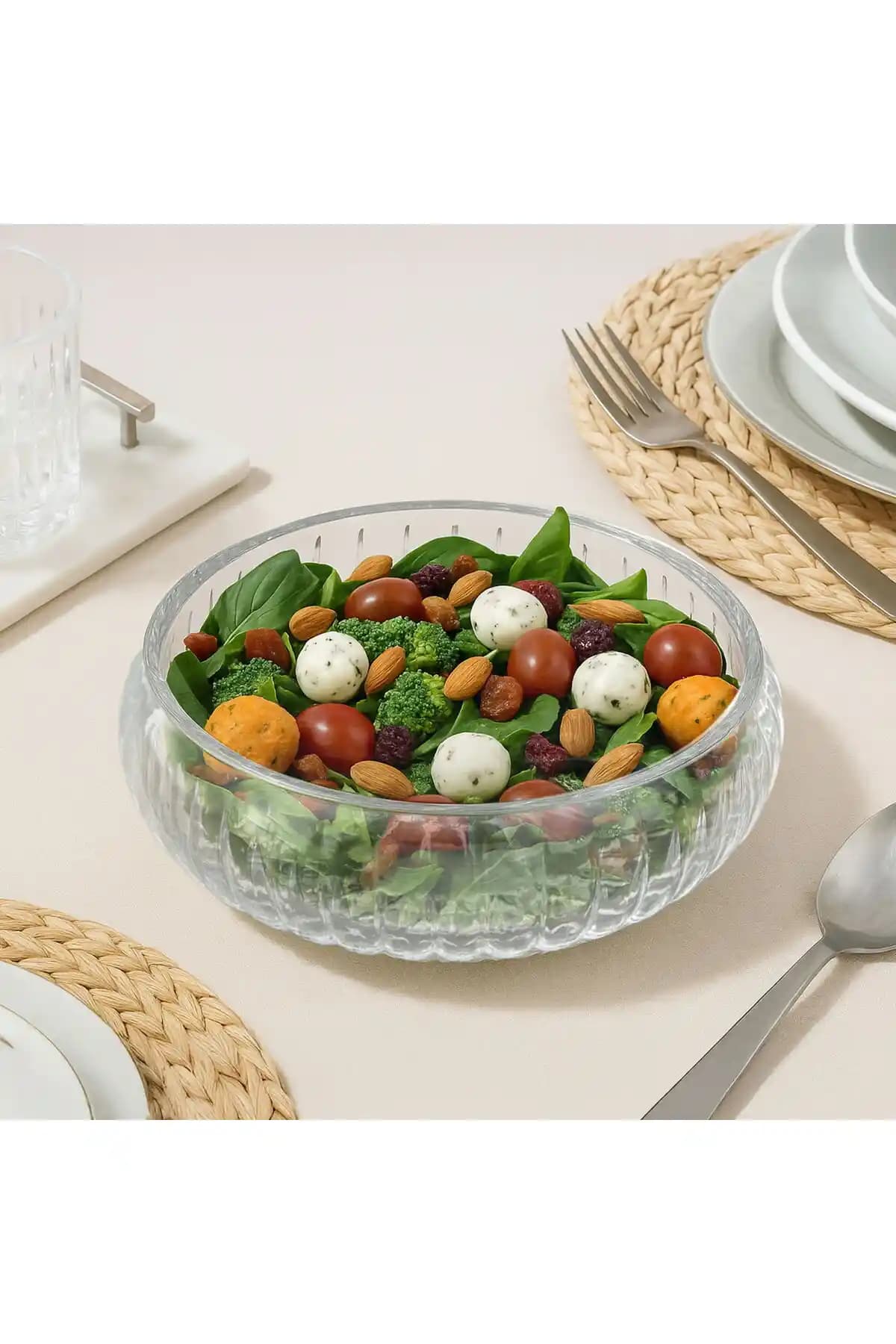 Voi Cam Salata ve Meyve Sunum Kasesi: Şık ve Dayanıklı Mutfak Aksesuarı