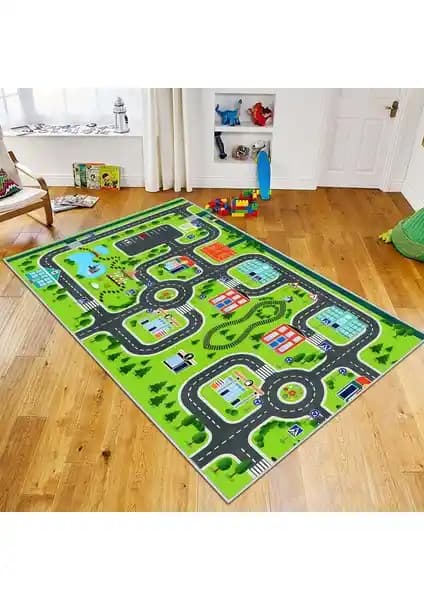 West Home Yıkanabilir Çocuk Odası Halısı: Güvenli ve Kolay Temizlenebilir Tasarım