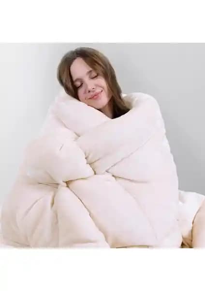 Yataş Macaron Wellsoft Tek Kişilik Yorgan Pembe Renkli ve Çift Taraflı Tasarım