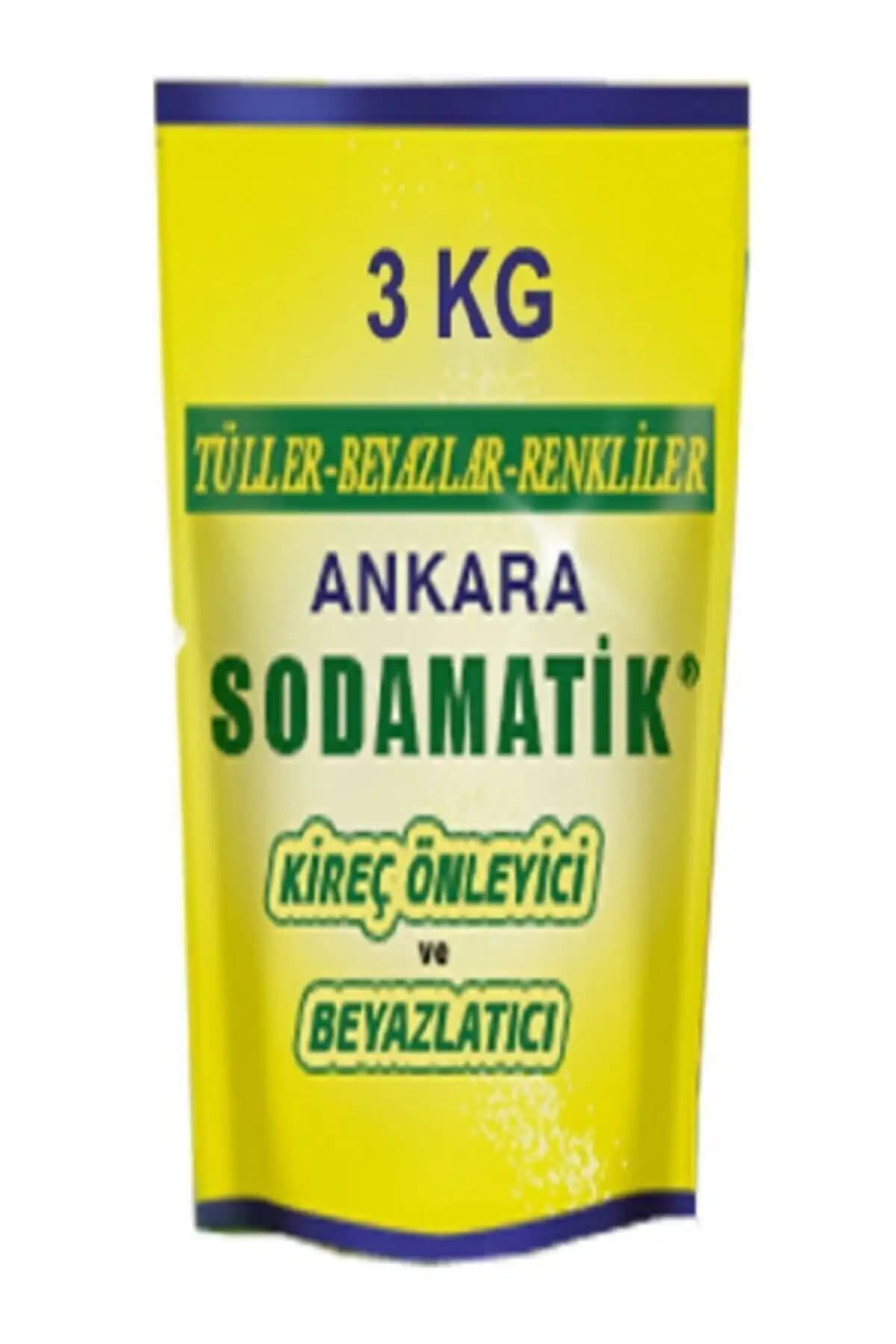Ankara Sodamatik 3000 Gr ile Kireç Önleyici ve Beyazlatıcı Çamaşır Temizliği