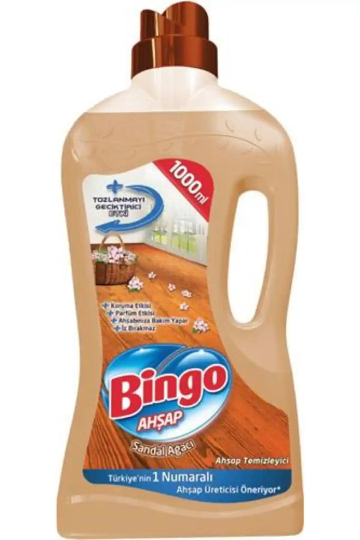 Bingo Ahşap Temizleyici 1lt Sandal Ağacı ile Doğal ve Güvenilir Temizlik Çözümü