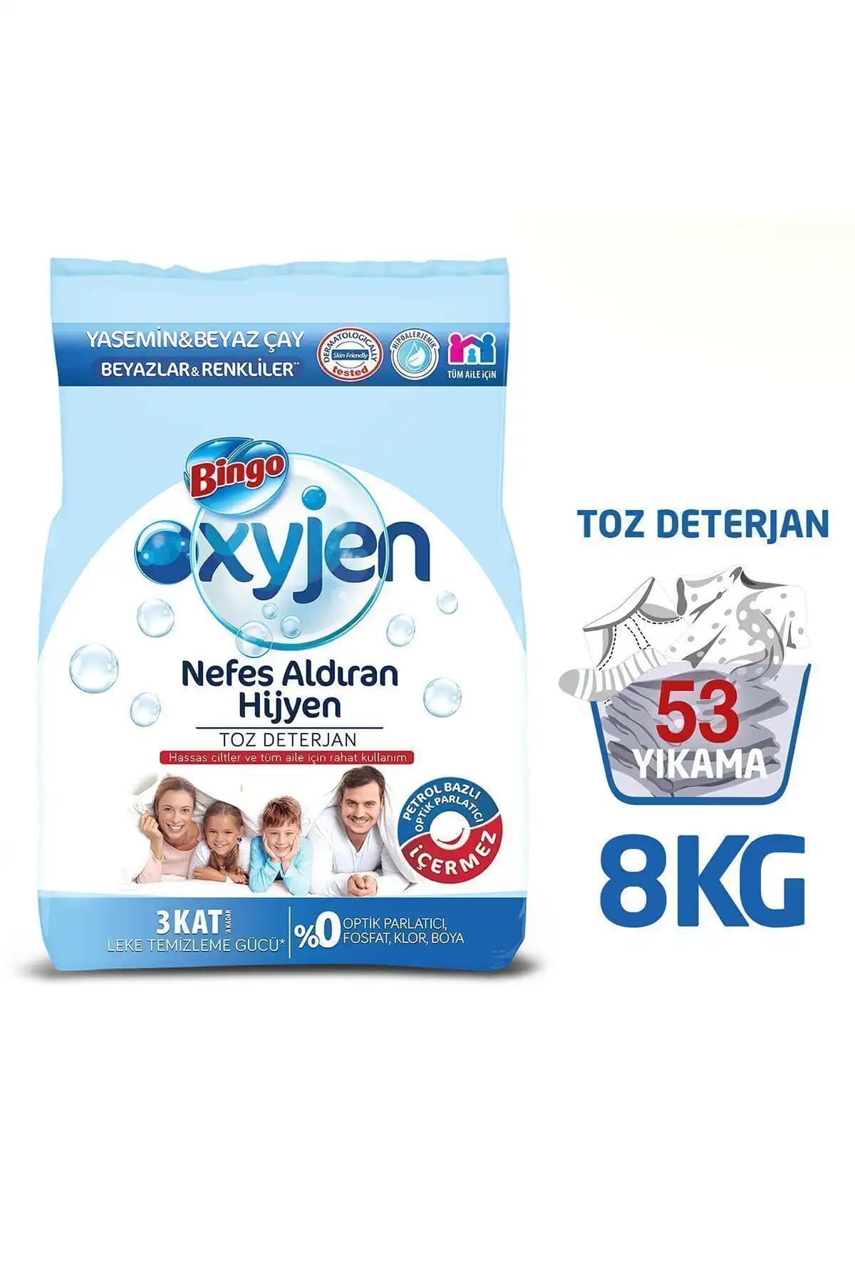 Bingo Oxyjen Toz Çamaşır Deterjanı 8 Kg ve 2 Adet Paketin Karşılaştırması 1
