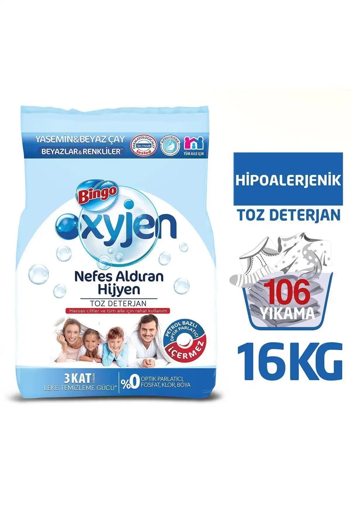 Bingo Oxyjen Toz Çamaşır Deterjanı 8 Kg ve 2 Adet Paketin Karşılaştırması 2