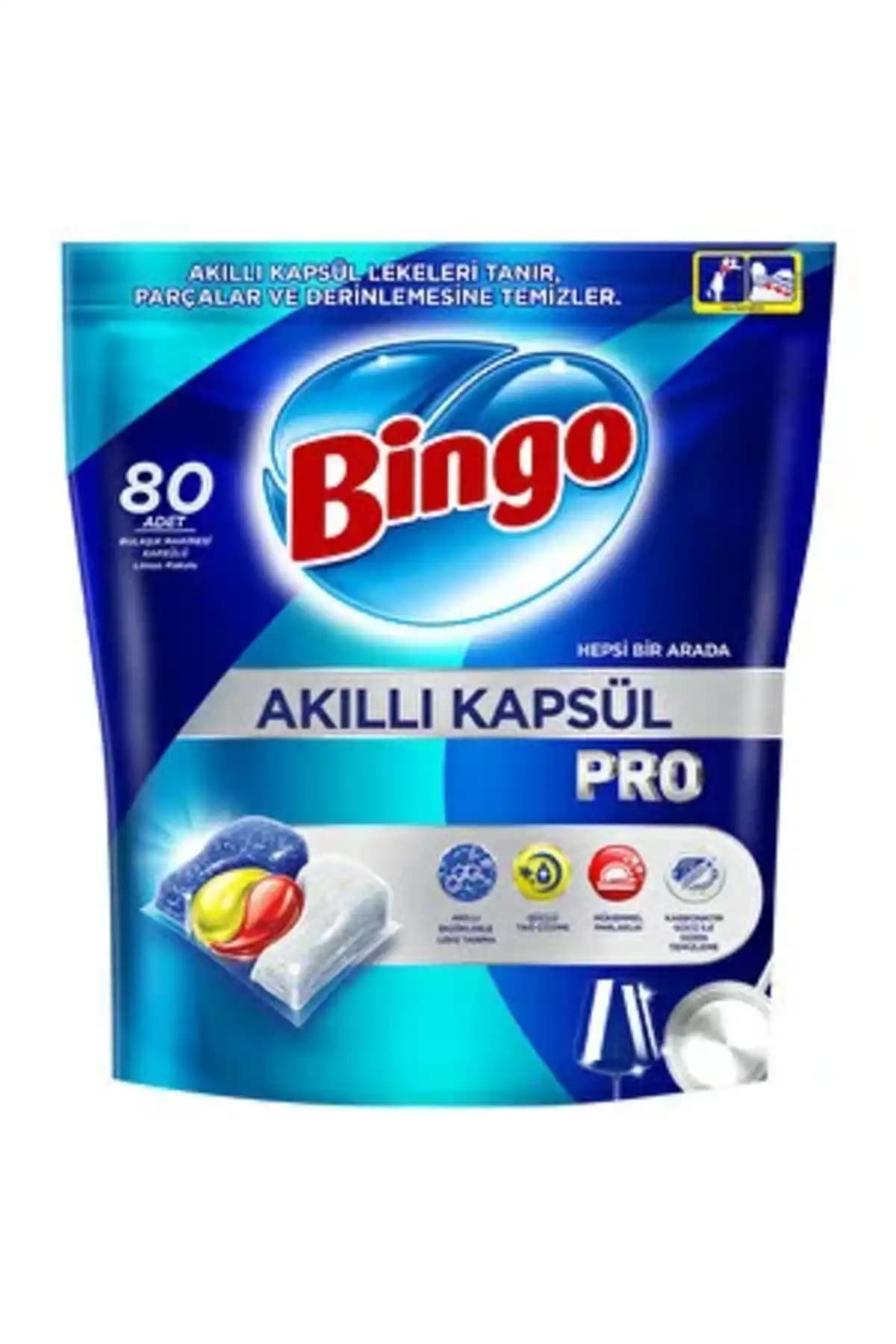 Bingo Pro 80 Kapsül ile Bulaşık Makinesi Temizliğinde Yüksek Performans ve Hijyen