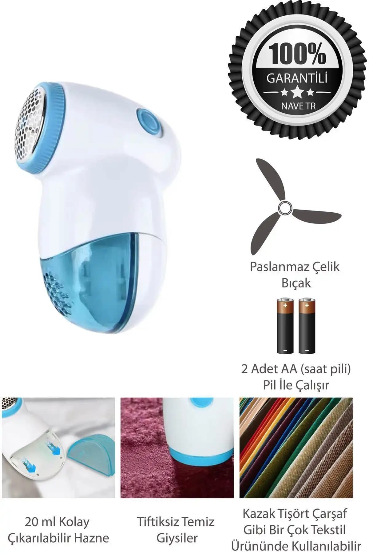 Evde Tüy ve Tiftik Temizleme Cihazları Karşılaştırması: Nave 3 Bıçaklı ve Philips GC026/80 1