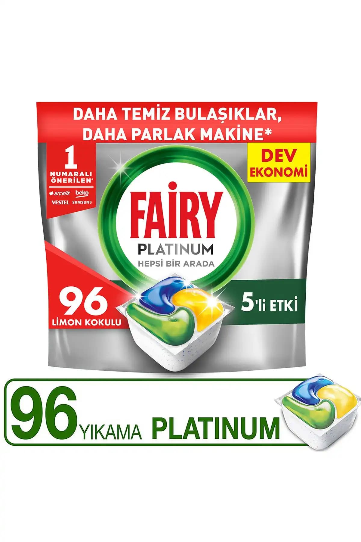 Fairy Platinum 50'li ve 96 Yıkama Deterjanları Karşılaştırması 2