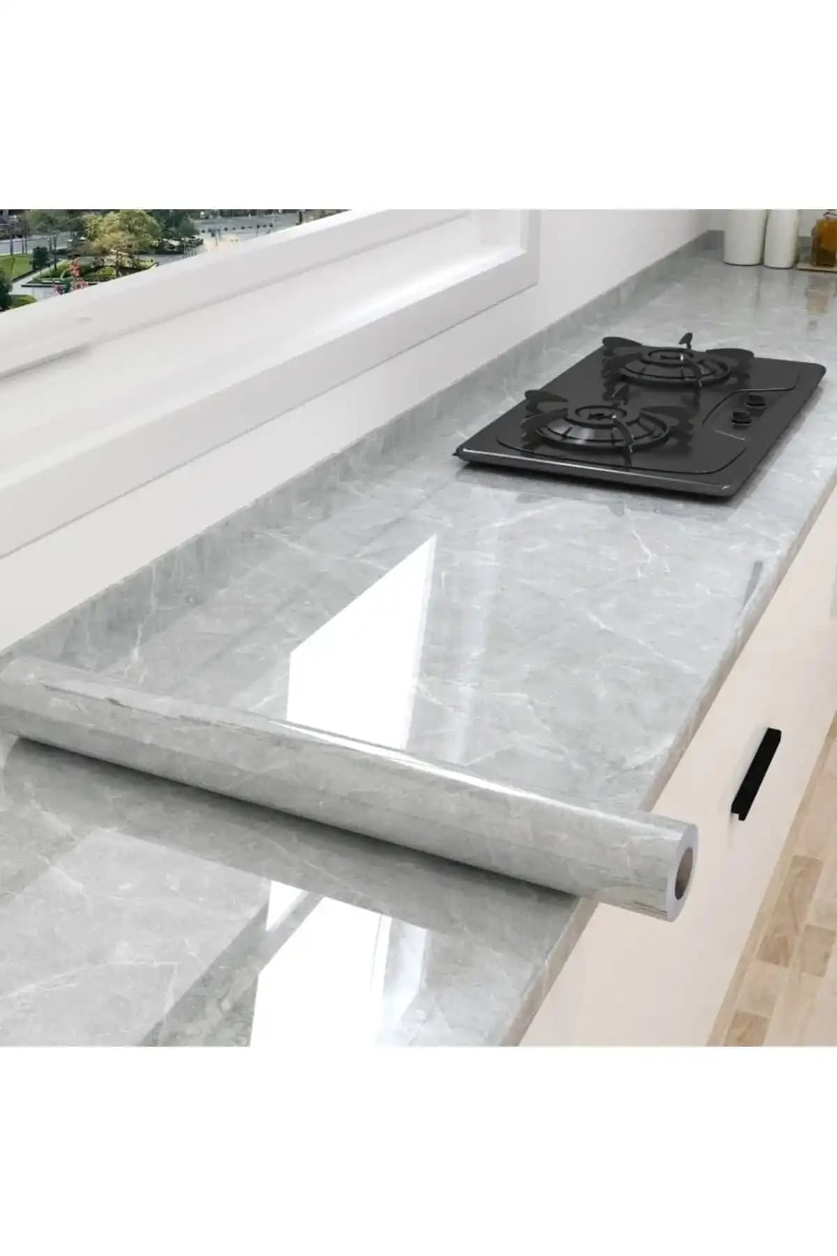 GeldiMiCom Mermer Desenli Yapışkanlı Folyo Karşılaştırması ve Uygulama İpuçları 2