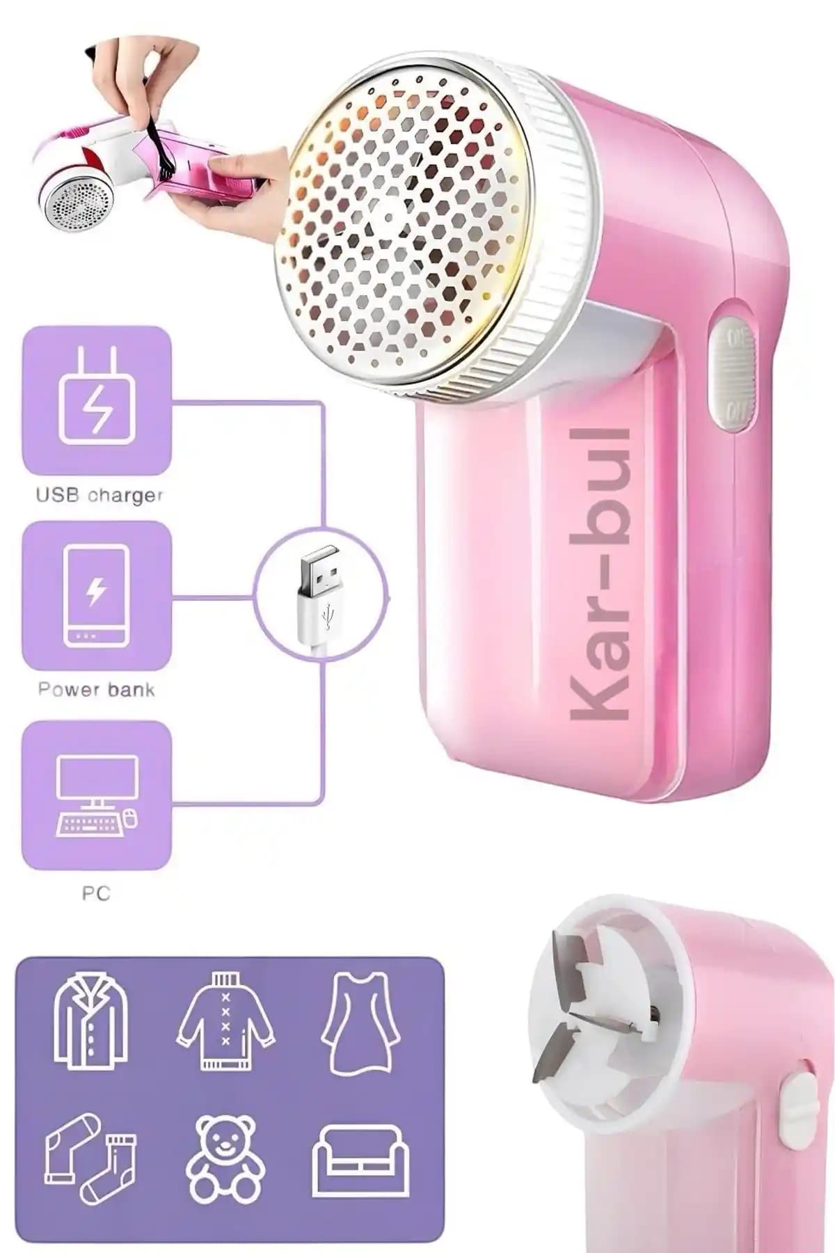 Kar-bul Profesyonel Lüks Şarjlı Tiftik ve Kazak Halı Tüy Temizleme Makinesi İncelemesi