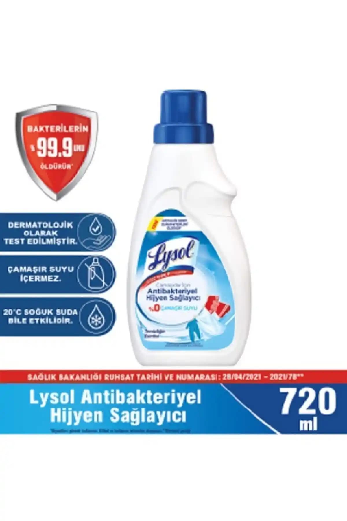 Lysol Çamaşır Hijyen Sağlayıcı: Bakteri Öldüren Güvenli ve Hassas Temizlik Çözümü