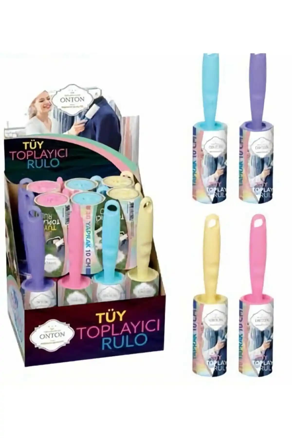 Onton 60 Yapraklı Myclean Yapışkanlı Tüy Toplama Rulosu Temizlikte Pratik ve Etkili Çözüm