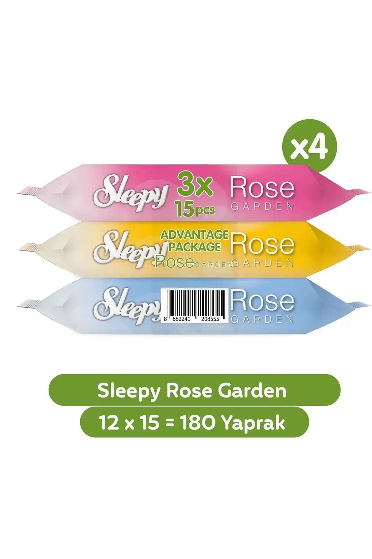 Sleepy Rose Garden Seyahat Cep Mendili: Pratik ve Doğal Hijyen Çözümü