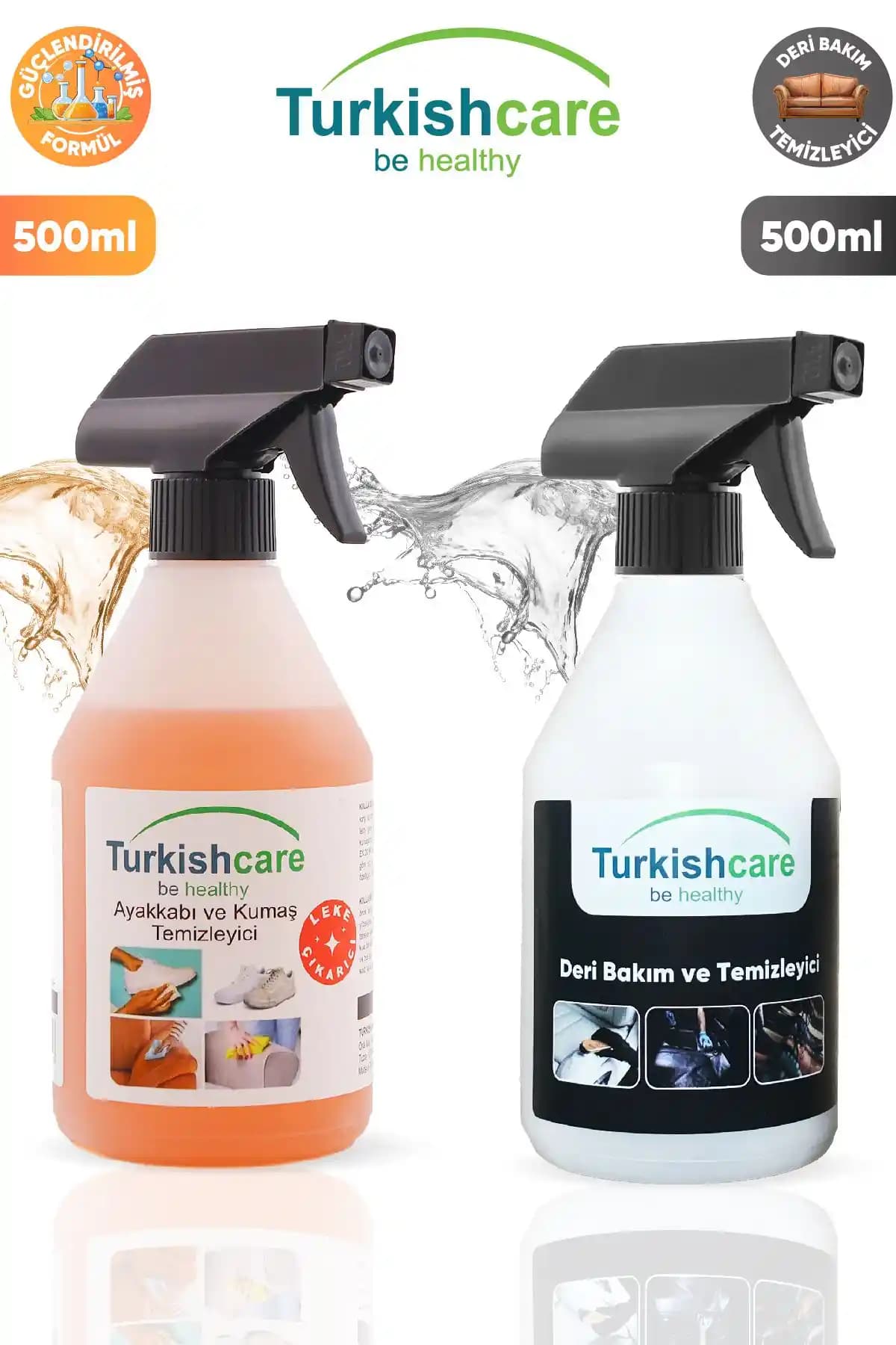 Türk Markası Turkishcare'in Ayakkabı ve Kumaş Temizleme Spreyleri Karşılaştırması