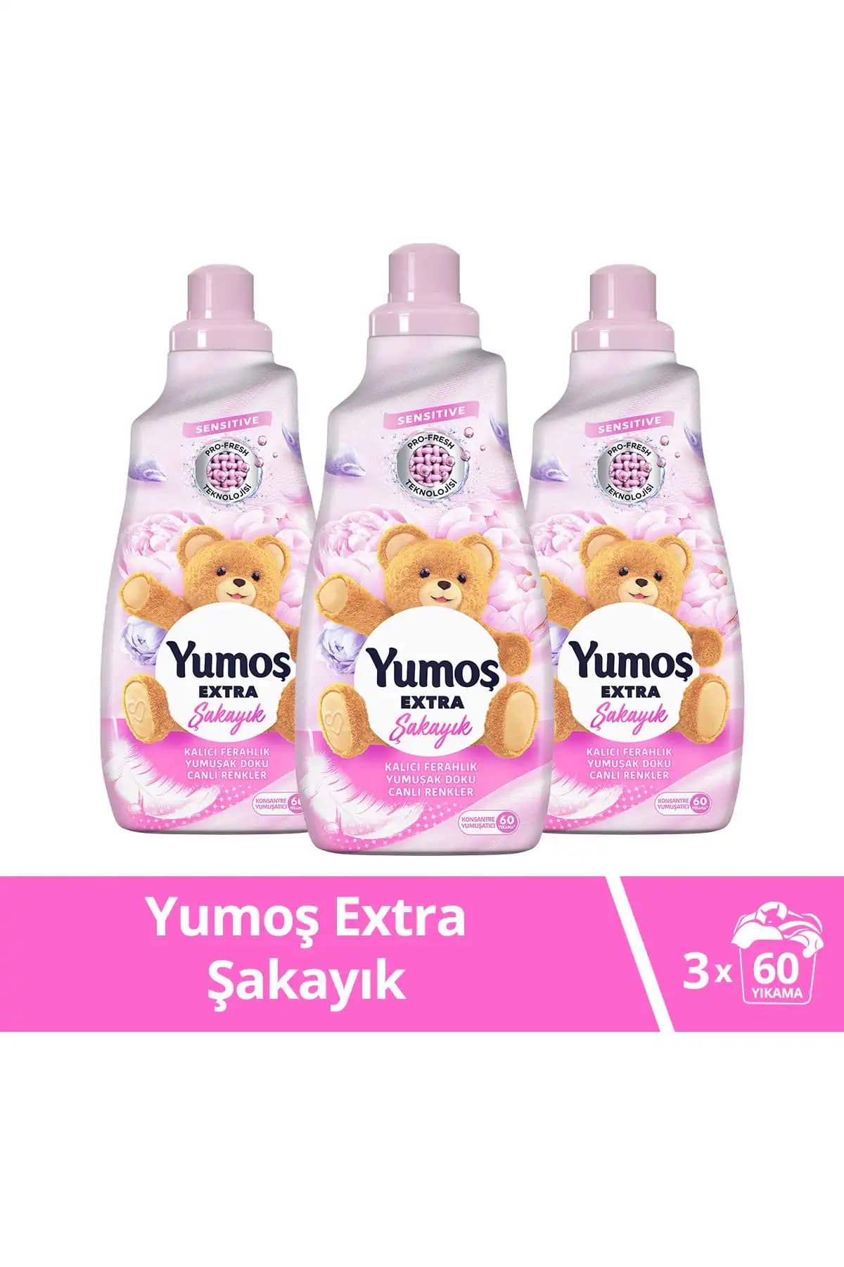 Yumoş Extra Konsantre Çamaşır Yumuşatıcı ile Yumuşak ve Ferah Giysiler İçin Ideal Çözüm