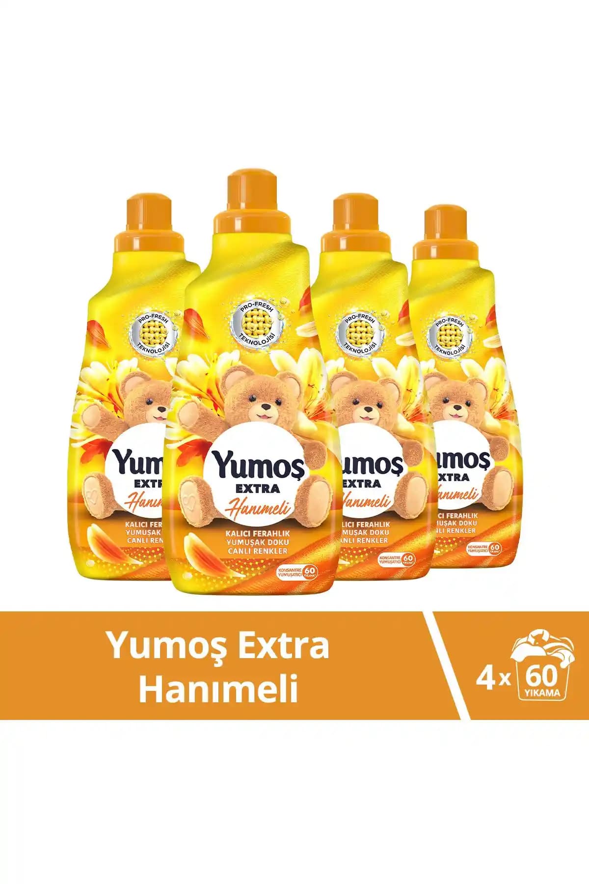 Yumoş Extra Konsantre Hanımeli Çamaşır Yumuşatıcısı: Yoğun Kokusu ve Ekonomik Kullanımıyla Öne Çıkan Temizlik Ürünü