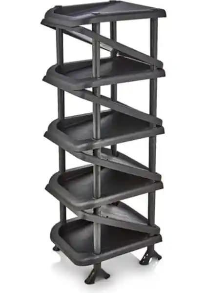 5DM Plastik Zigzag Ayakkabılık: Fonksiyonel ve Şık Depolama Çözümü