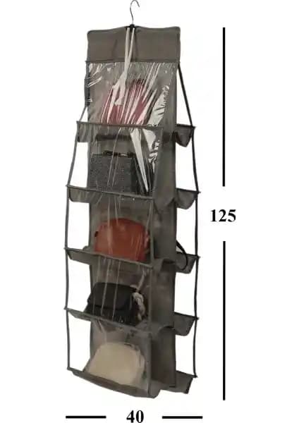 Adarya 10 Cepli Dolap İçi Çanta Düzenleyici Organizer ile Ev ve Ofis Düzeninizi Kolaylaştırın