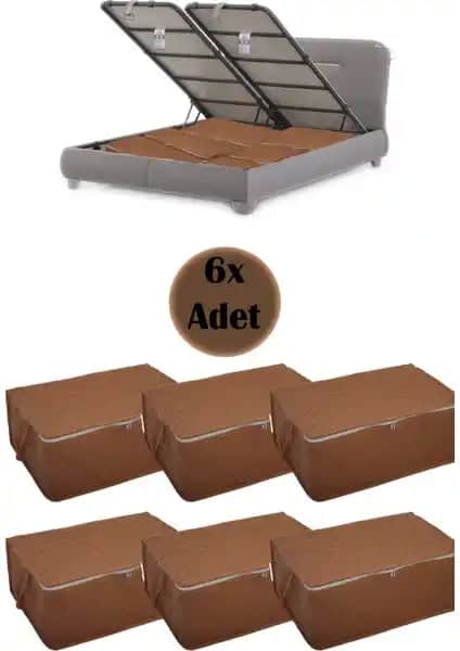 Adarya 6'lı Saklama Hurcu Seti Büyük Boy Dayanıklı ve Hava Geçirgen Tasarım