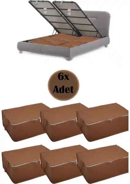 Adarya 6'lı Saklama Hurcu Seti Büyük Boy Dayanıklı ve Hava Geçirgen Tasarım