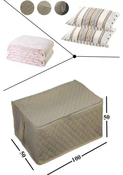 Adarya Mega Boy Yorgan Yastık Kazak Hurcu: Geniş Hacimli ve Pratik Saklama Çözümü