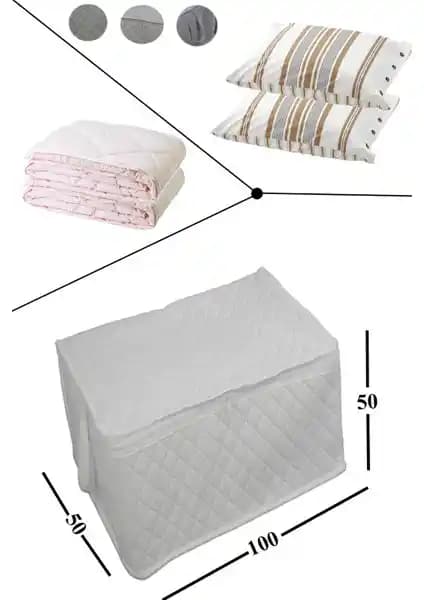 Adarya Mega Boy Yorgan Yastık Kazak Hurcu Geniş İç Hacim ve Dayanıklılık Sunar