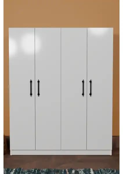 Aeka AE-1054 Arena Beyaz Gardırop Modern Tasarım ve Fonksiyonel Saklama Çözümü