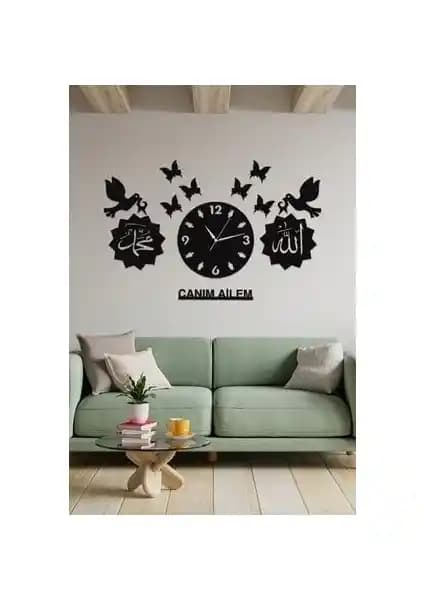 Ahşap Dekoratif Saat: Estetik ve İşlevsellik Sunan Modern Duvar Saati Tasarımı