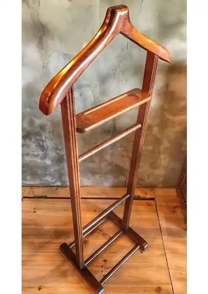 Ahzeli Gürgen Ağacından Tekli Dilsiz Uşak Askı ile Ev Dekorasyonunuza Şıklık Katın