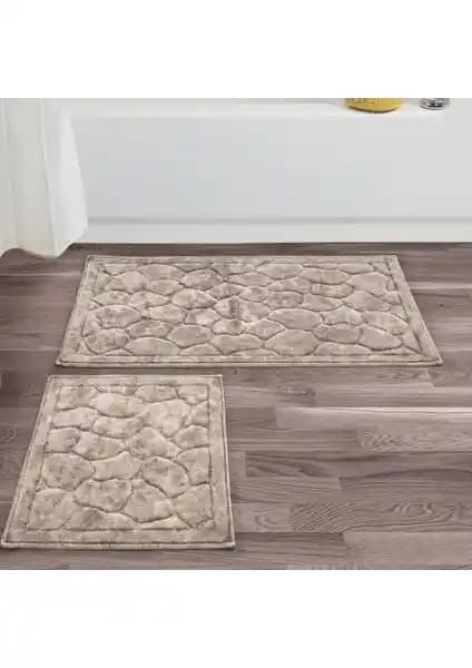 Alanur Home Antik Cotton 2'li Paspas Seti Estetik ve Fonksiyonellik Sunar